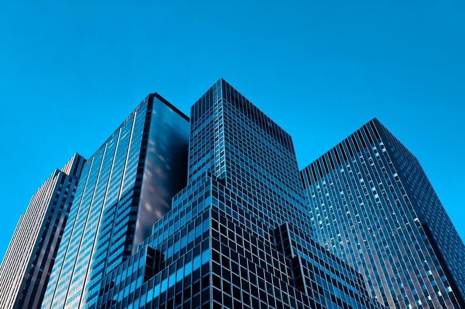 European corporate office tower representing GDPR and EU compliance buyers